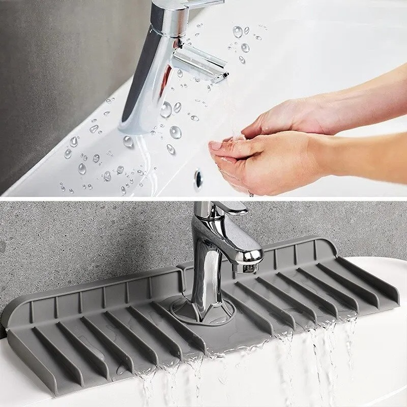 Silicone Faucet Mat Dish Soap  - Silicone Tap Washer avaliação e preço