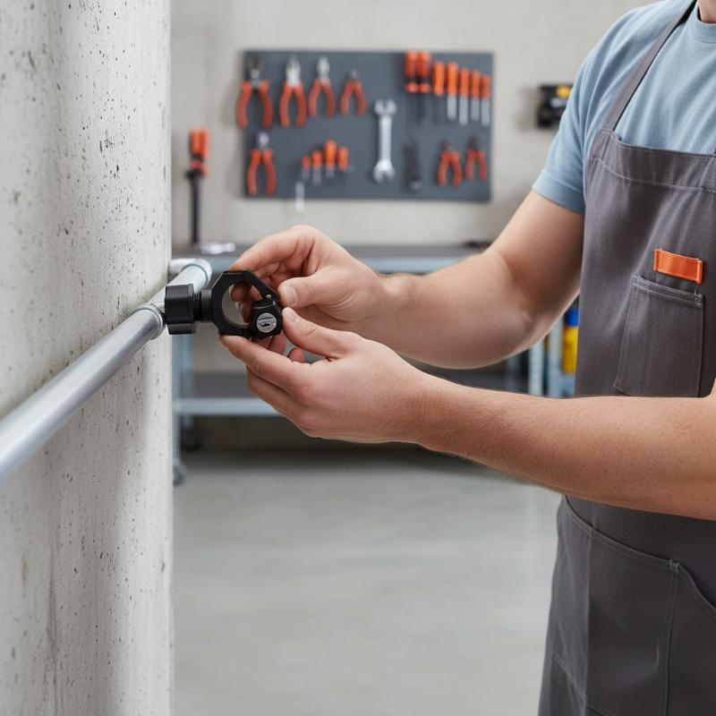 New Clip-on Nozzles Pipe Mount - Plastic Pipe Clip avaliação e preço