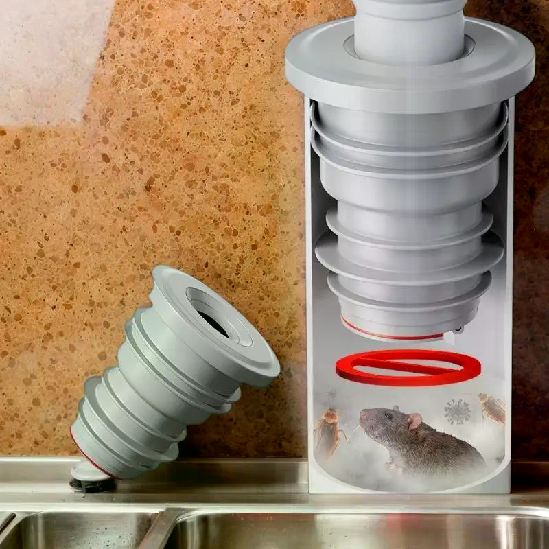 Bathroom Sewer Seal Ring Anti- - Drain Pipe Clip avaliação e preço