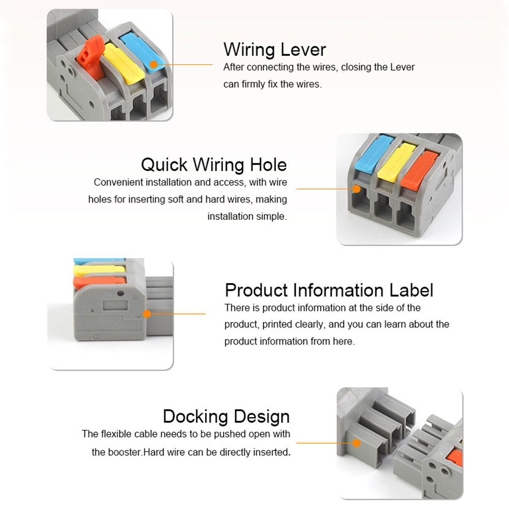 5Pcs DF-2604D Mini Docking Qui - Push Fit Connector avaliação e preço