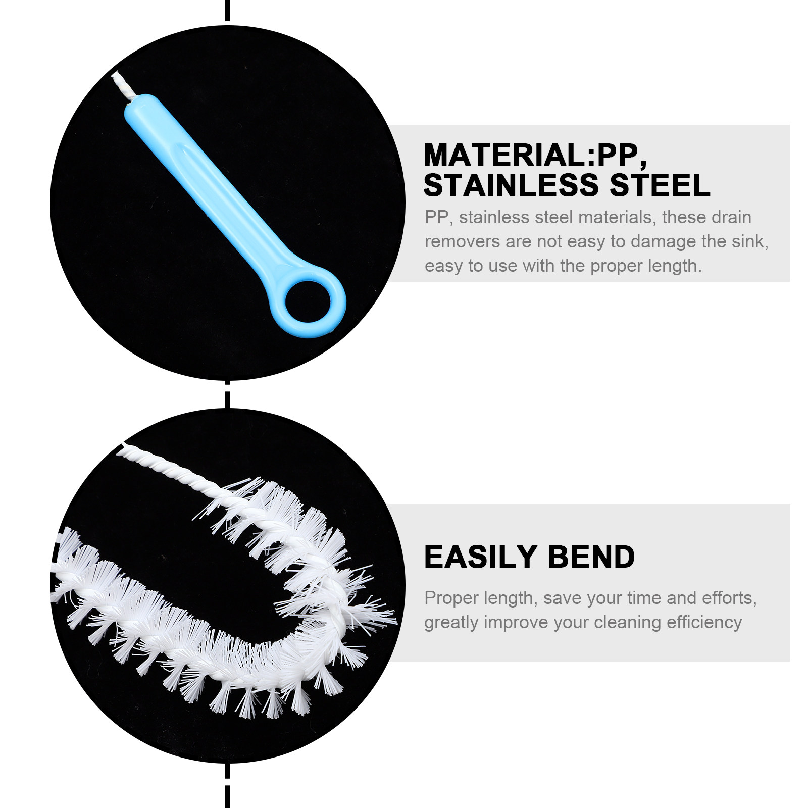 Flexible Drain Cleaning Brush  - Drain Snake Flexible avaliação e preço