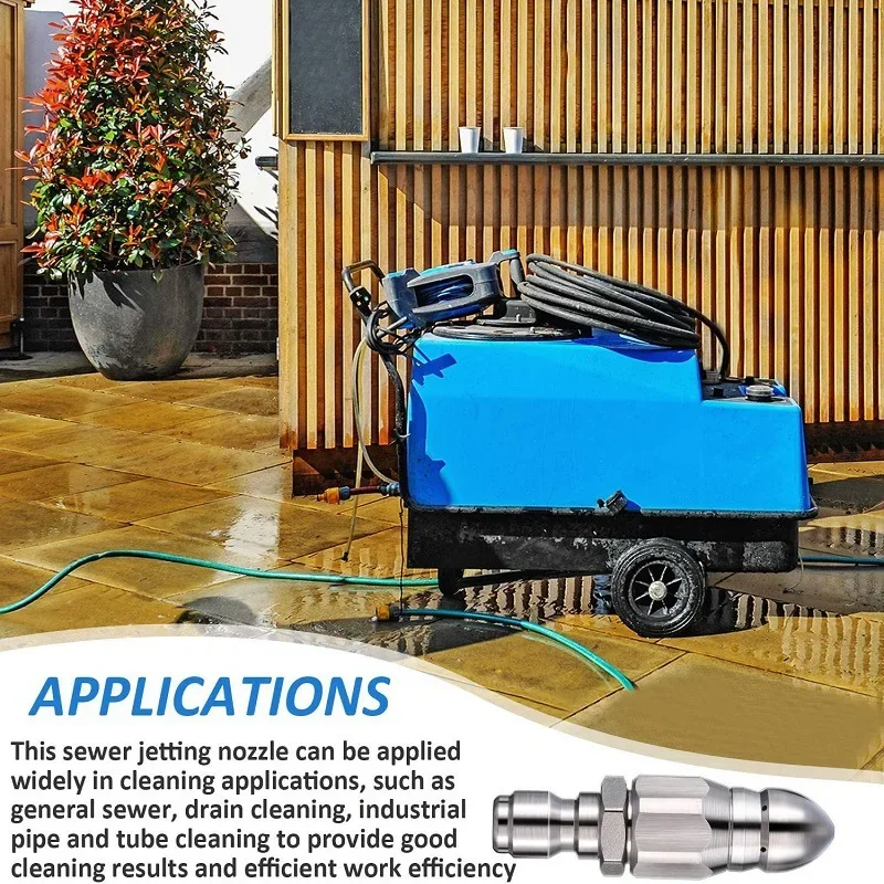 Water Jet High Pressure Spraye - Drain Pipe Clip avaliação e preço