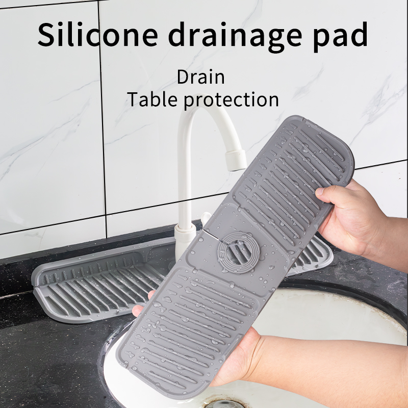 Kitchen Silicone Faucet Mat Fa - Silicone Tap Washer avaliação e preço