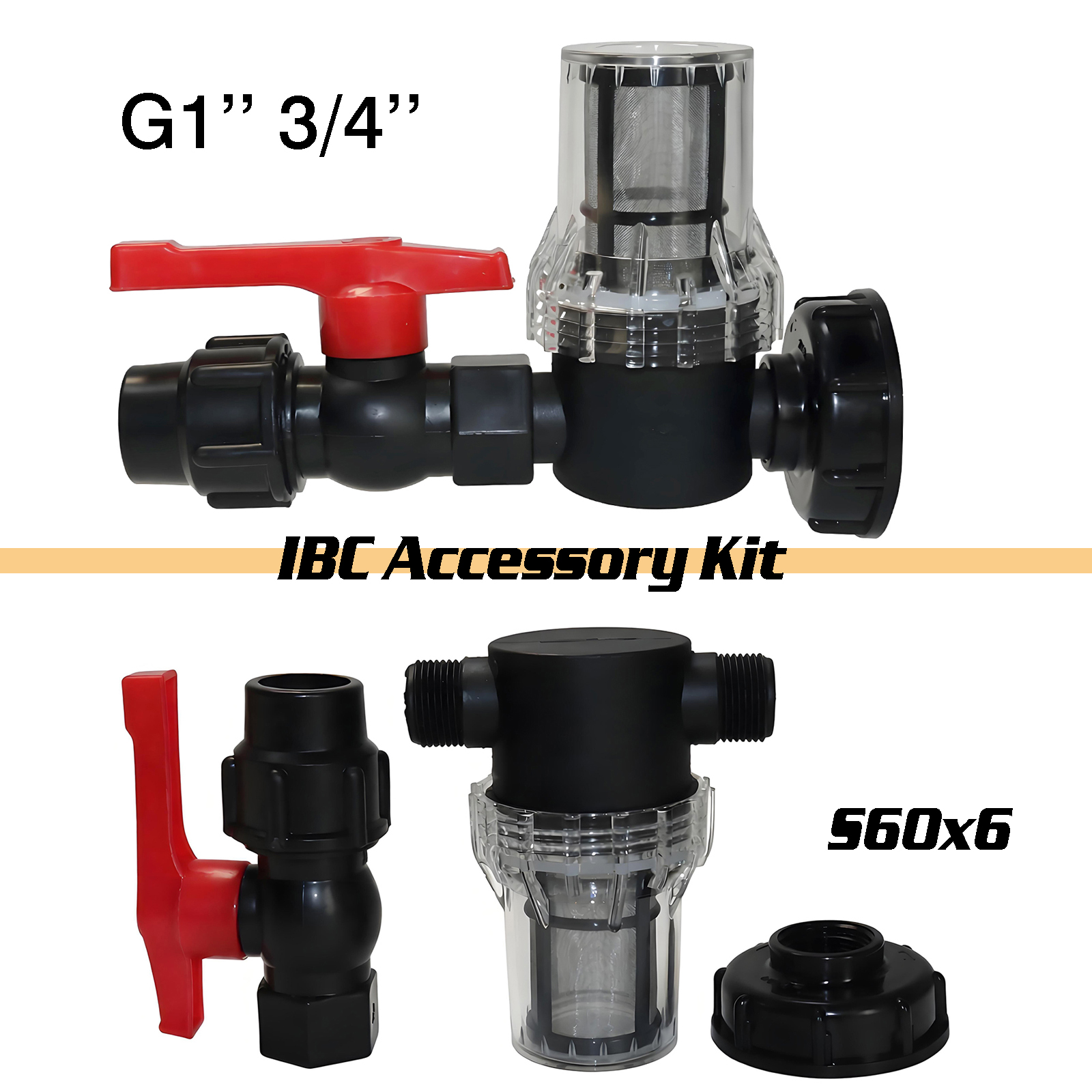 3Pcs Kit IBC water tank filter - Float Ball Valve avaliação e preço