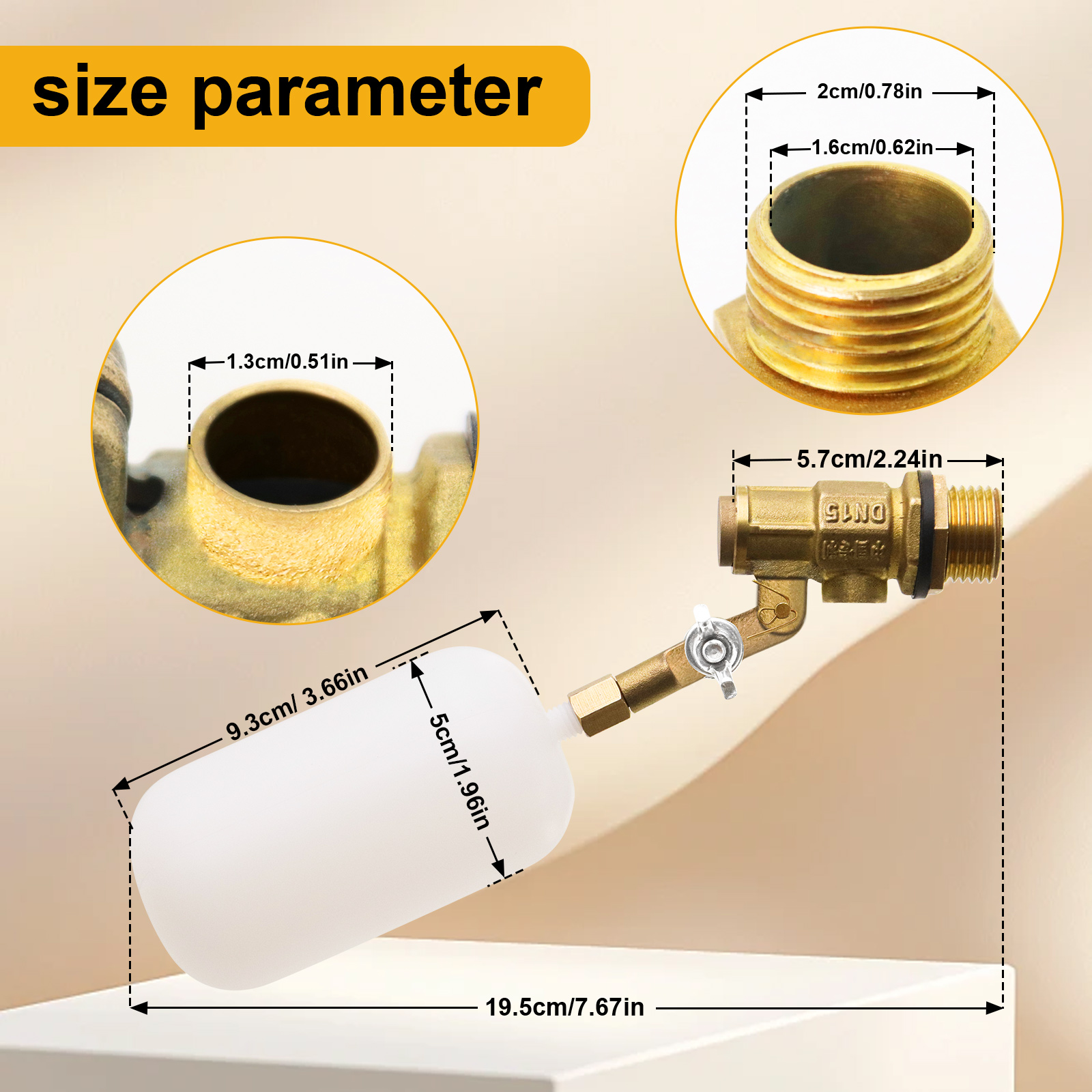 1/2 Inch Copper Calve Float Ba - Float Ball Valve avaliação e preço