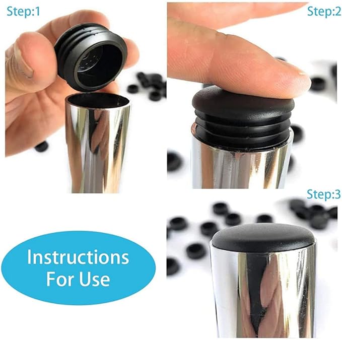 8 PCS Black Round Plastic Blan - Plastic Pipe Clip avaliação e preço