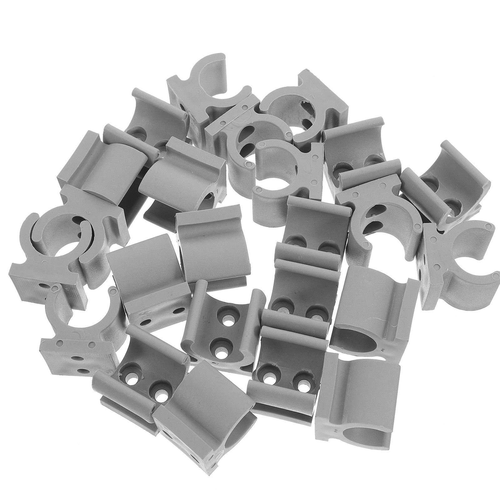 24Pcs Wheelchair Commode Chair - Plastic Pipe Clip avaliação e preço