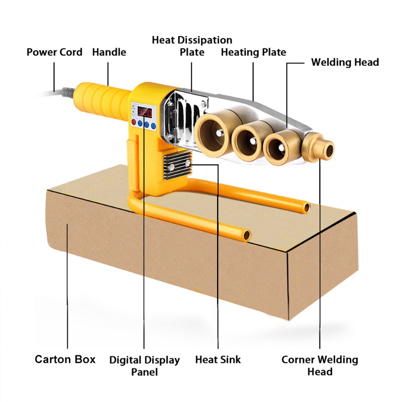 600/800/1000W Pipe Welding Mac - Pipe Freeze Spray avaliação e preço