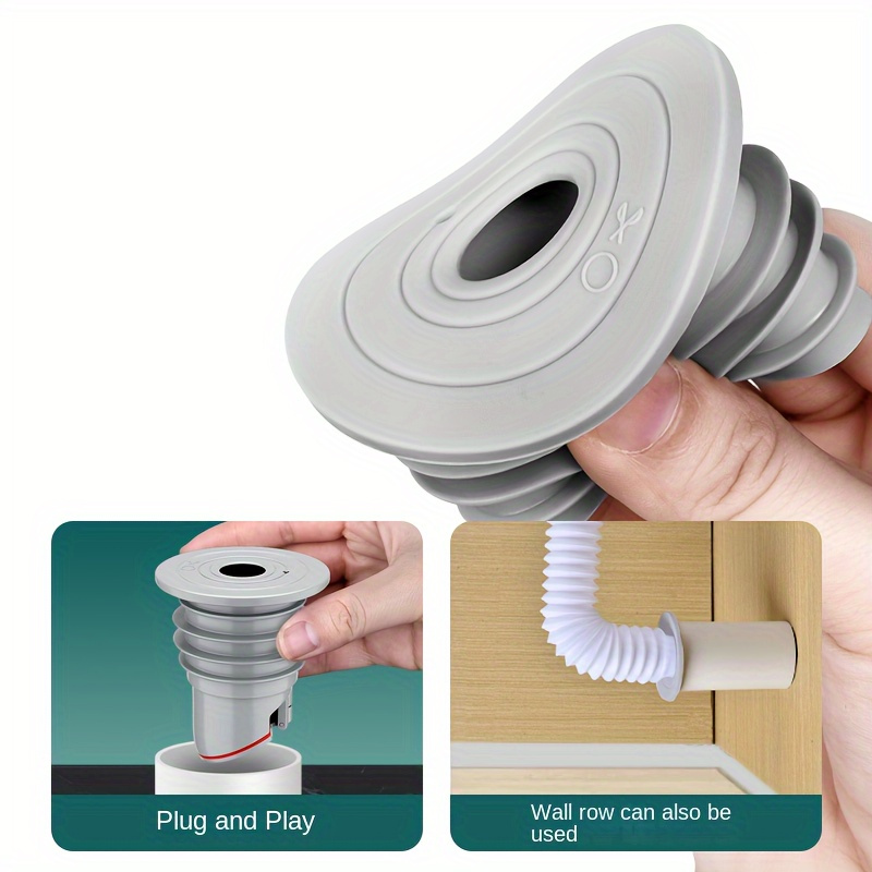 1PC Silicone Floor Drain Seal  - Drain Pipe Clip avaliação e preço
