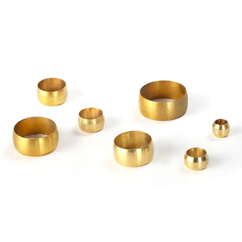 10Pcs Brass Double taper ferru - Compression Fitting Brass avaliação e preço