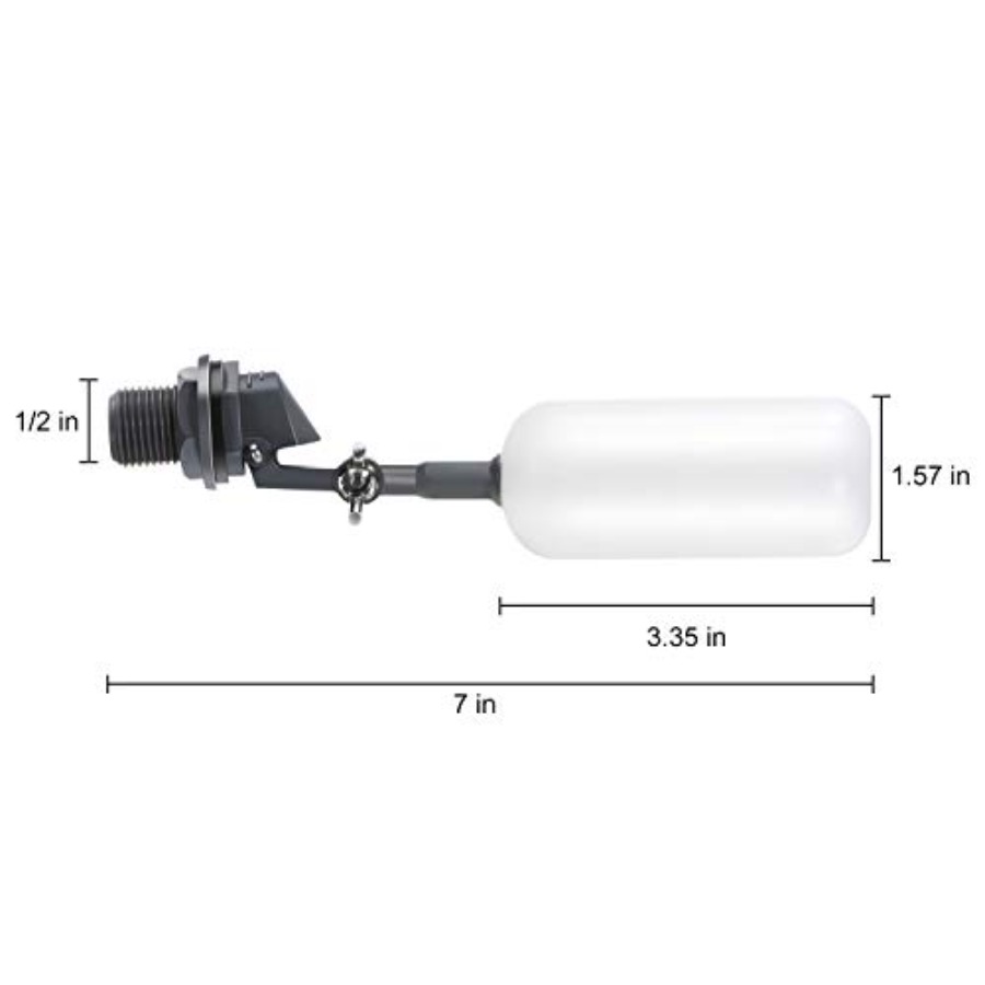 Float Ball Valve, 1/2 Inch Mal - Float Ball Valve avaliação e preço