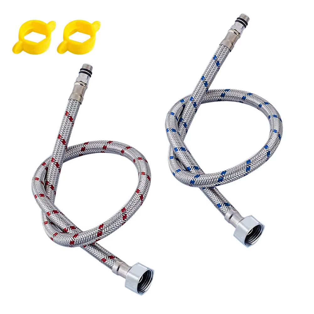 G1/2 G3/8 G9/16 50cm 1 pair St - Flexible Hose Braided avaliação e preço