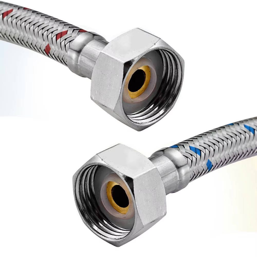 G1/2 G3/8 G9/16 50cm 1 pair St - Flexible Hose Braided avaliação e preço
