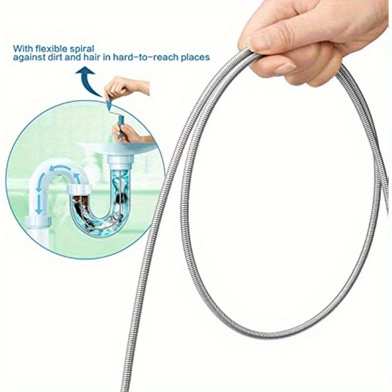 Telescopic Handle Flexible Ste - Drain Snake Flexible avaliação e preço