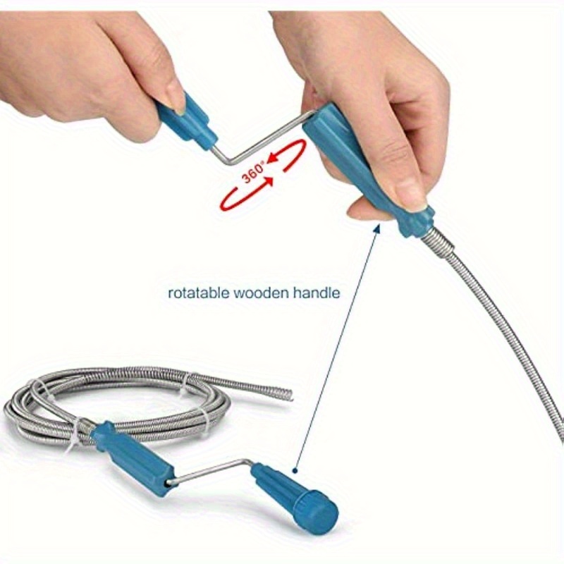 Telescopic Handle Flexible Ste - Drain Snake Flexible avaliação e preço