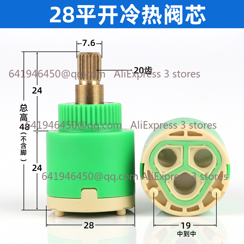 Shower Valve Ceramic Faucet Ca - Basin Mixer Cartridge avaliação e preço