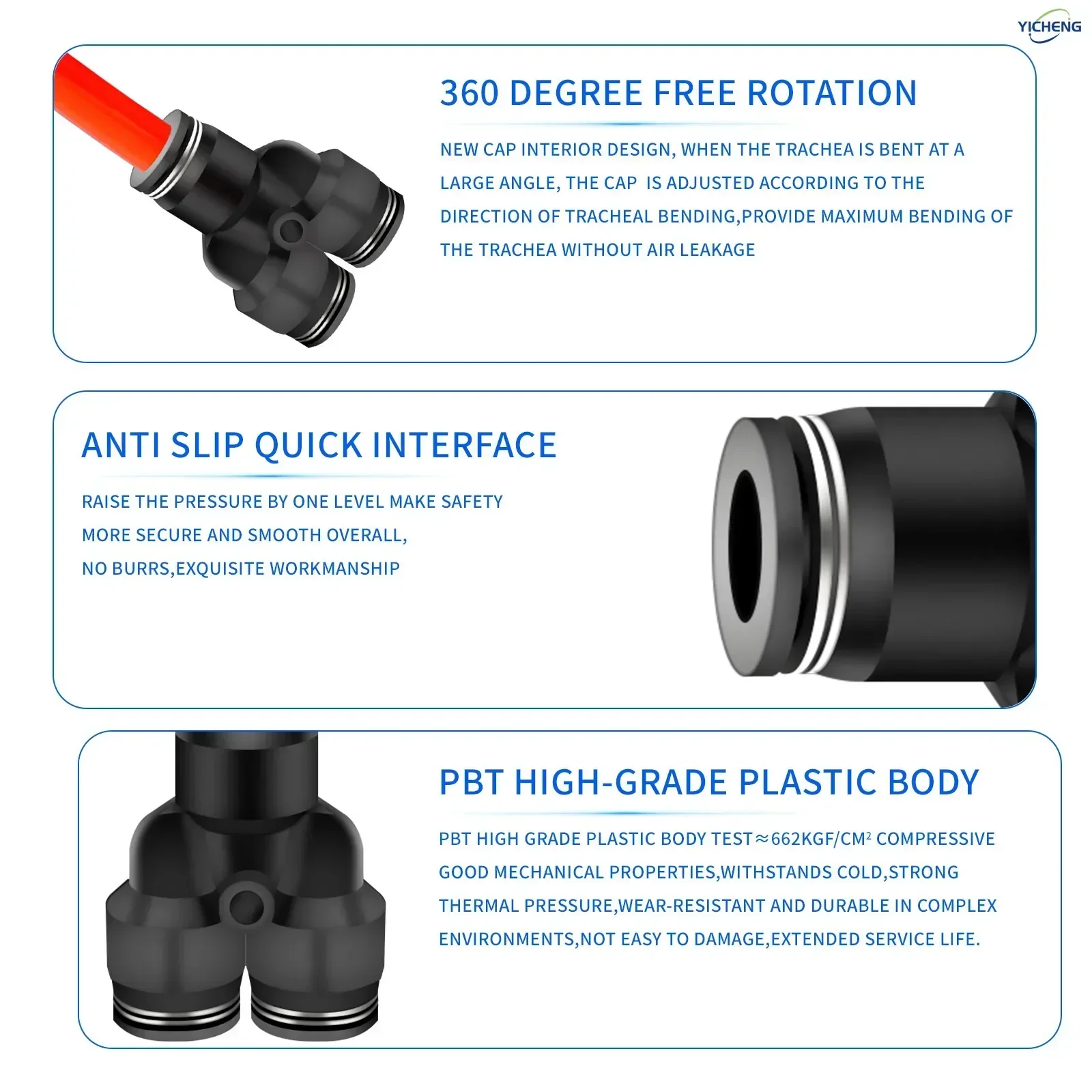 PNEUMATIC Hose Connector 6MM O - Push Fit Connector avaliação e preço
