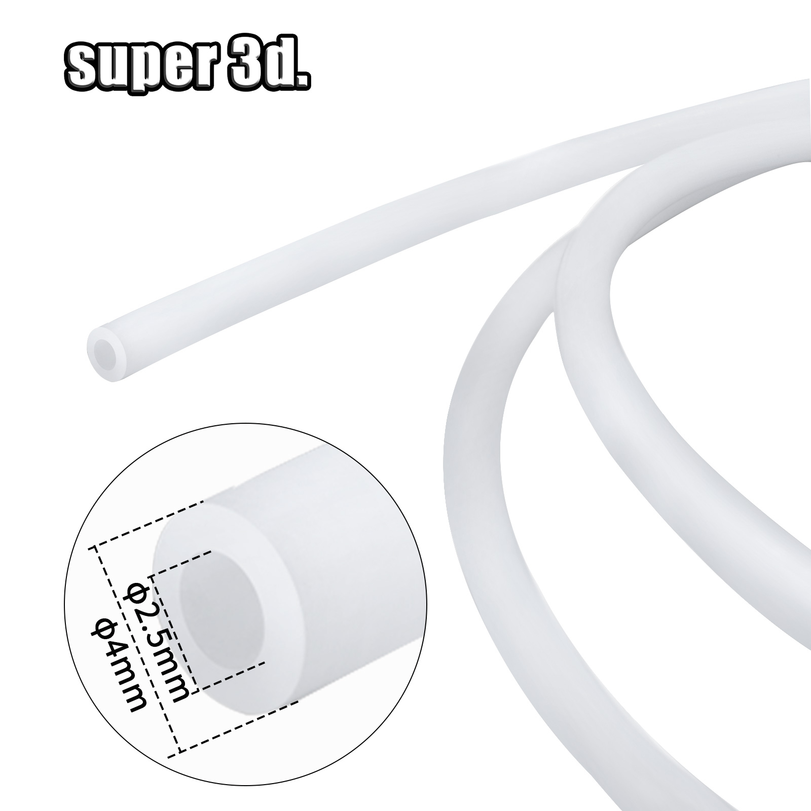 1/2/50M Bambu Lab PTFE Tube ID - Ptfe Tape Thread avaliação e preço