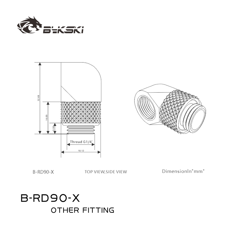 BYKSKI G1/4'' 90 Degree Rotary - Compression Fitting Brass avaliação e preço