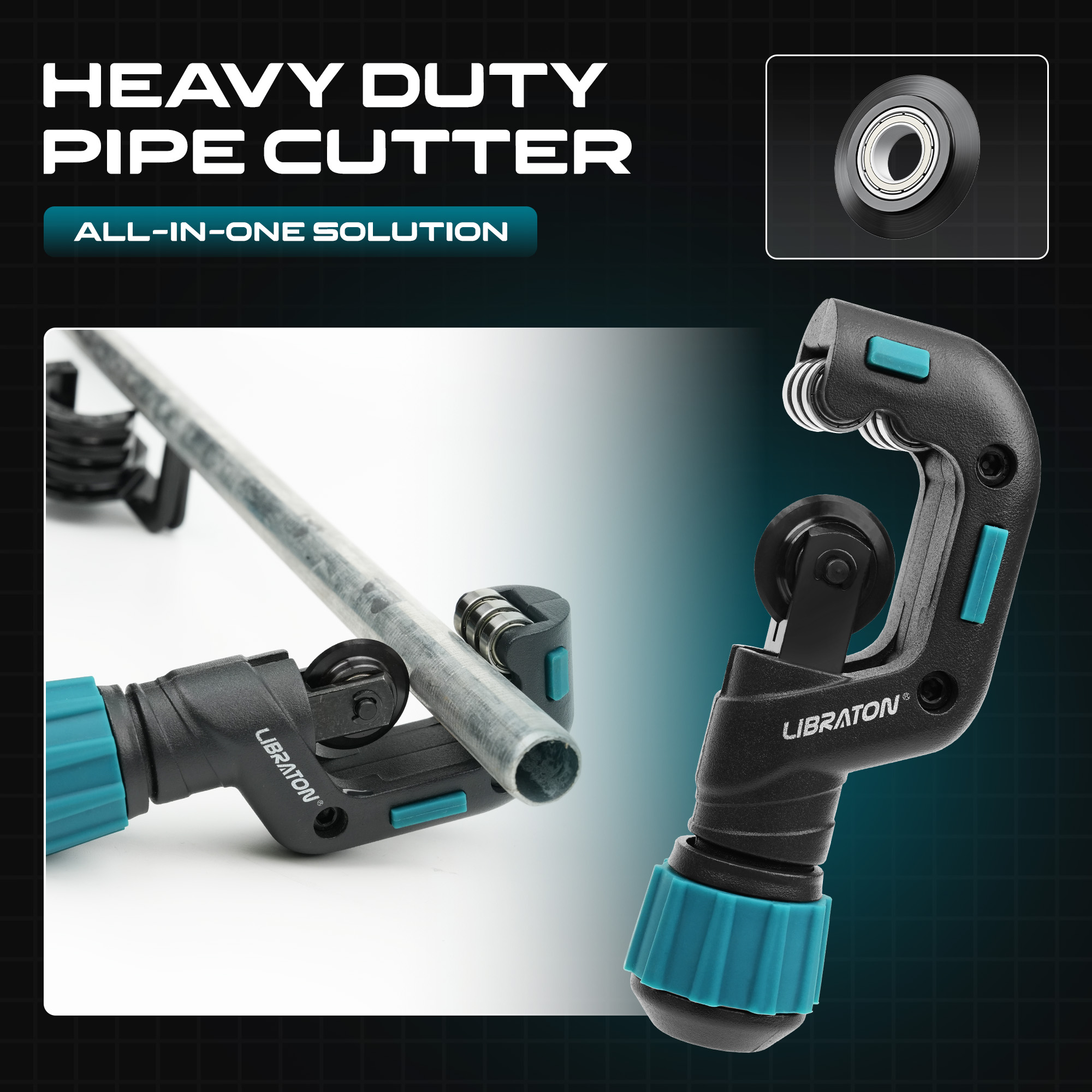 LIBRATON Pipe Cutter With Blad - Pipe Cutter Ratchet avaliação e preço