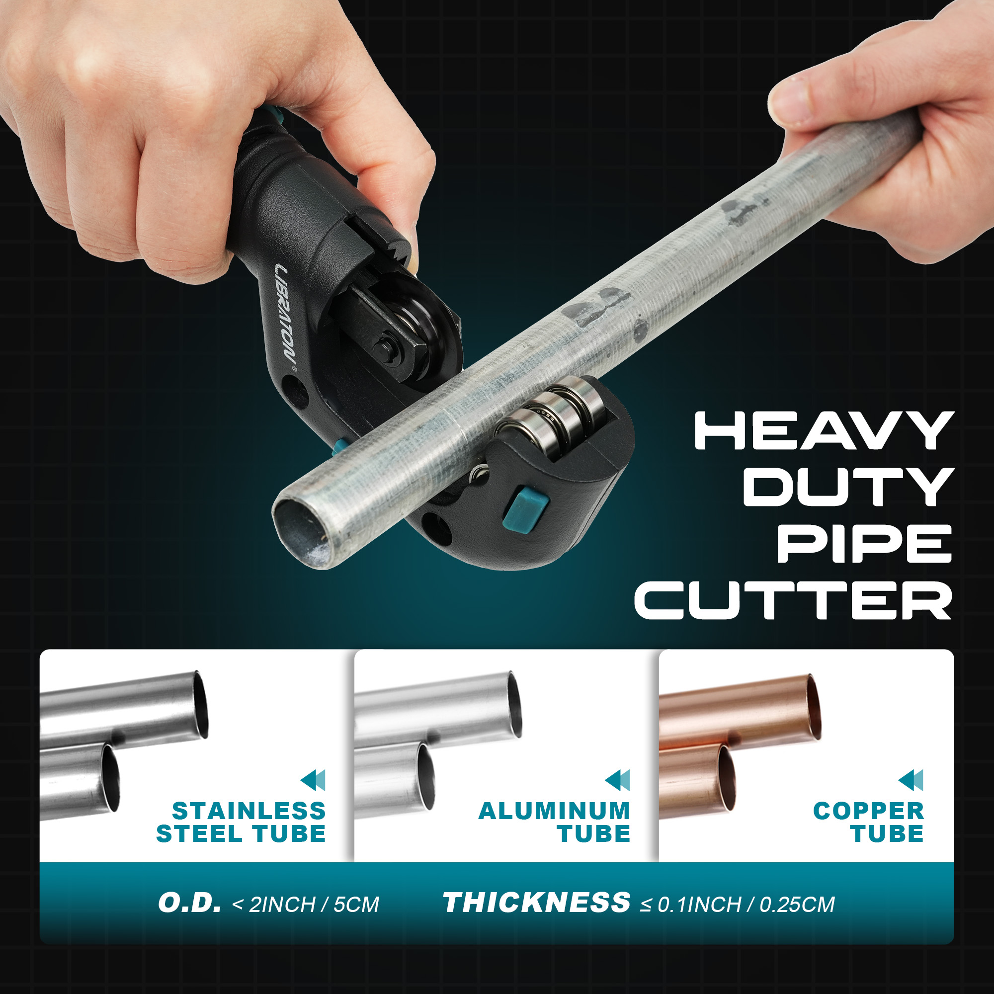 LIBRATON Pipe Cutter With Blad - Pipe Cutter Ratchet avaliação e preço