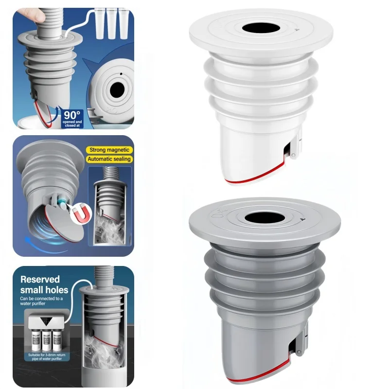 Silicone Sink Stopper Sewer Pi - Drain Pipe Clip avaliação e preço