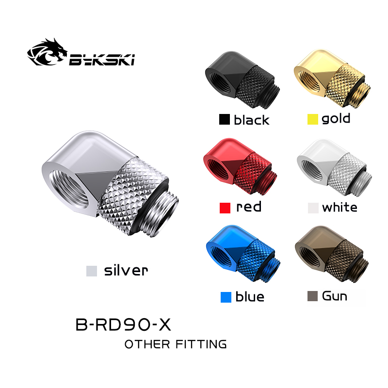 Bykski B-RD90-X 90 Degree Bras - Compression Fitting Brass avaliação e preço
