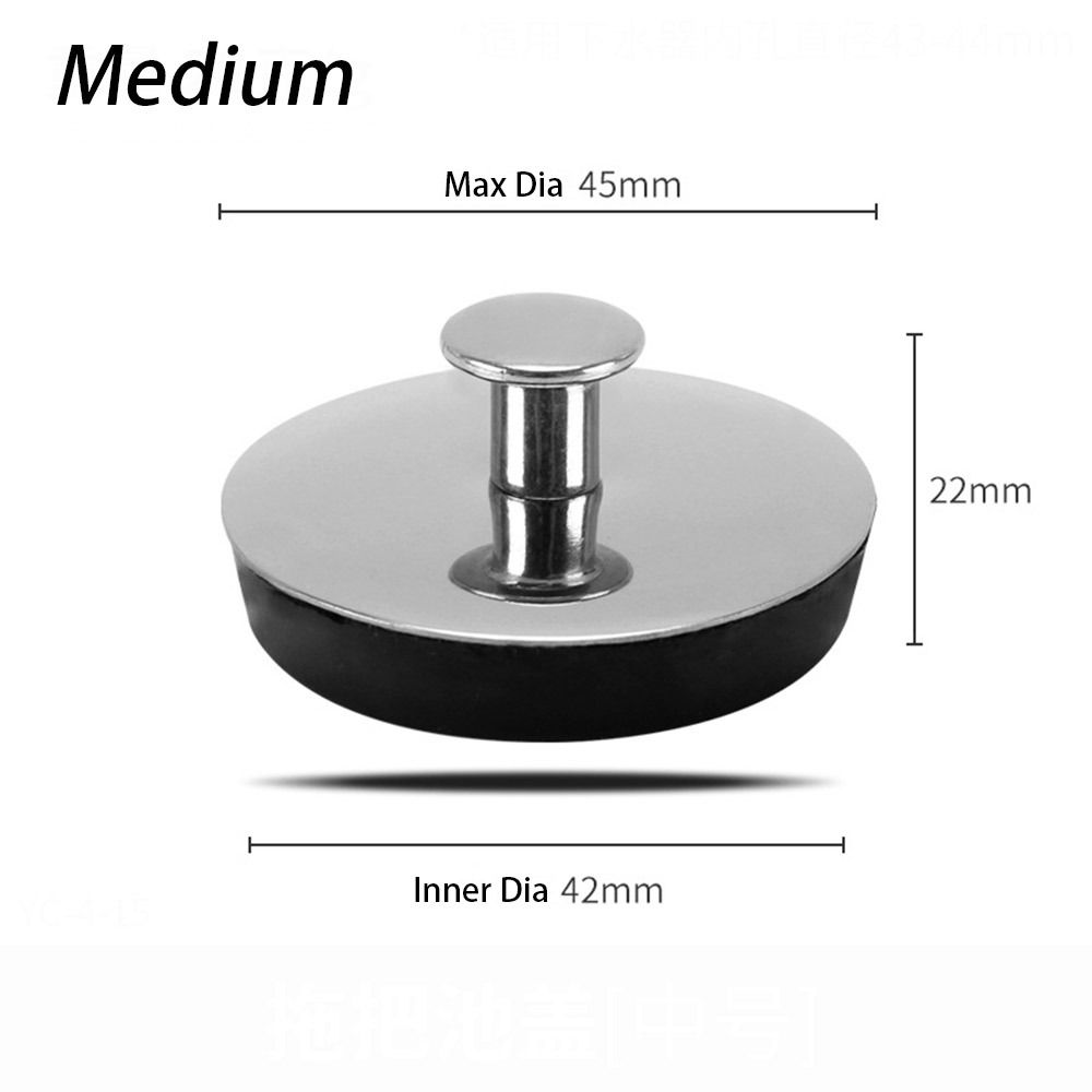 1Pcs Stainless Steel Bath Plug - Drain Pipe Clip avaliação e preço