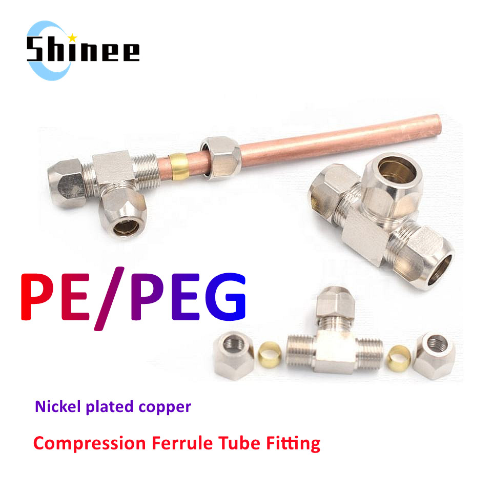 1PCS Pneumatic Fittings Brass  - Compression Fitting Brass avaliação e preço