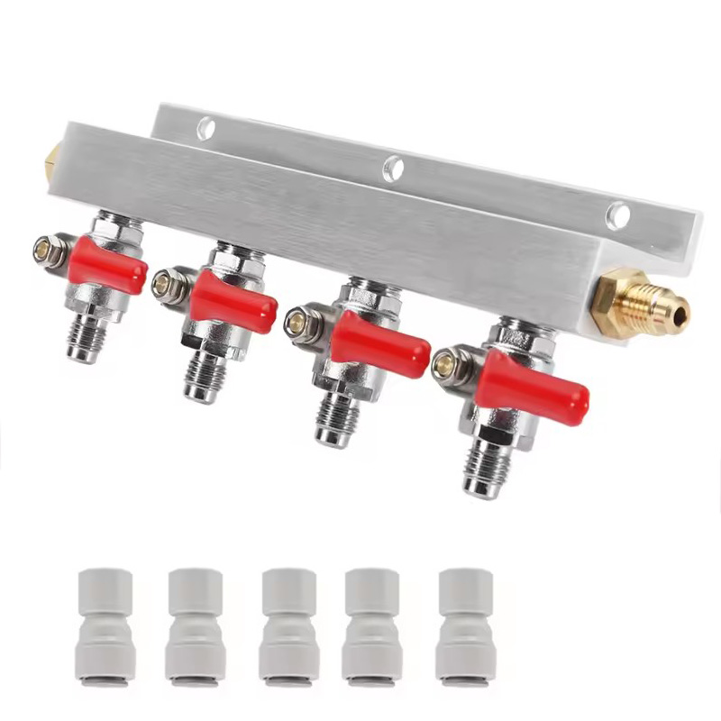 IMAICTUU 4 Way Gas Manifold Co - Push Fit Connector avaliação e preço