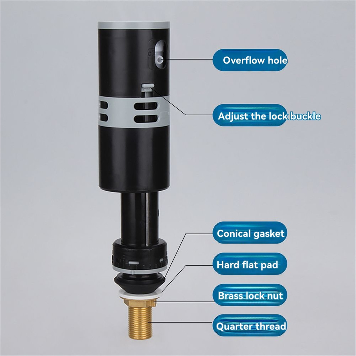 A002 High Performance Universa - Toilet Fill Valve avaliação e preço