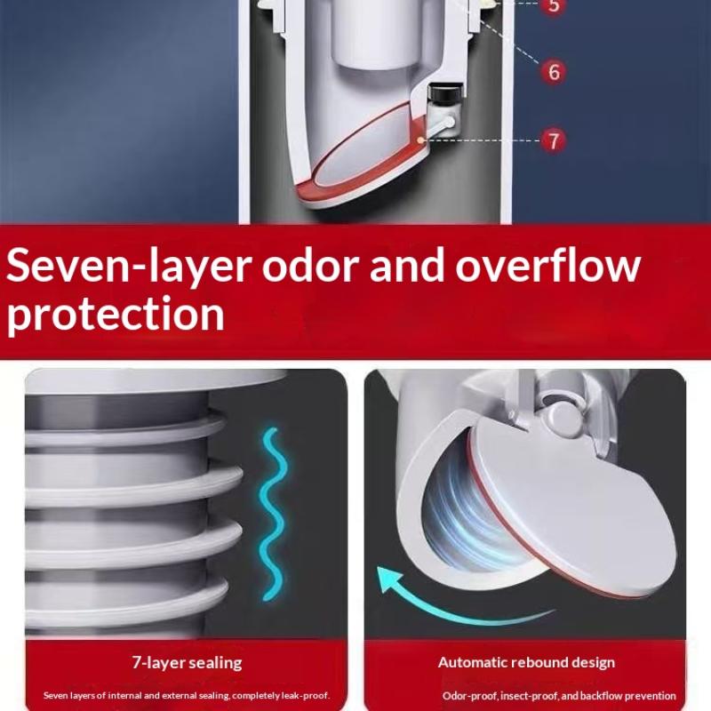 &Bathroom Sewer Seal Ring Anti - Drain Pipe Clip avaliação e preço