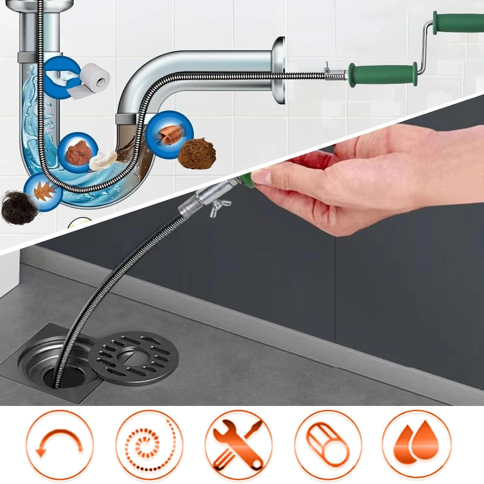Drain Snake 4M Flexible Pipe U - Drain Snake Flexible avaliação e preço