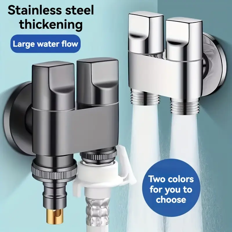 Stainless steel double outlet  - Toilet Fill Valve avaliação e preço