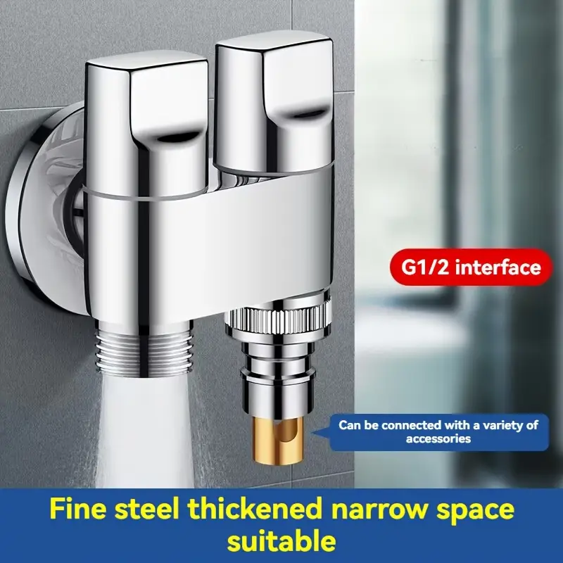 Stainless steel double outlet  - Toilet Fill Valve avaliação e preço