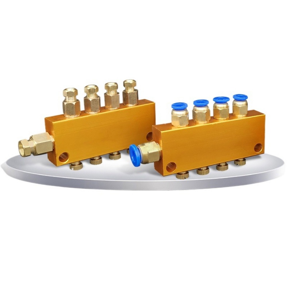 2-12 Ways Aluminium Brass Lube - Compression Fitting Brass avaliação e preço