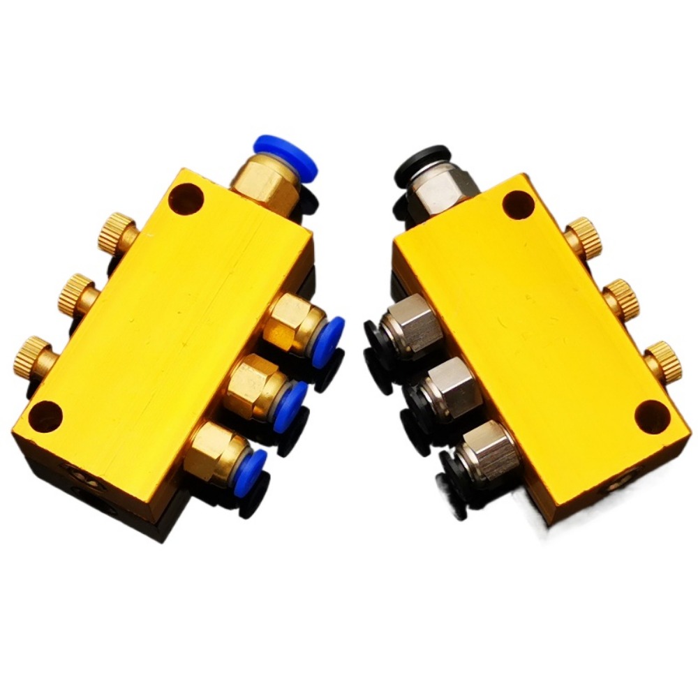 2-12 Ways Aluminium Brass Lube - Compression Fitting Brass avaliação e preço