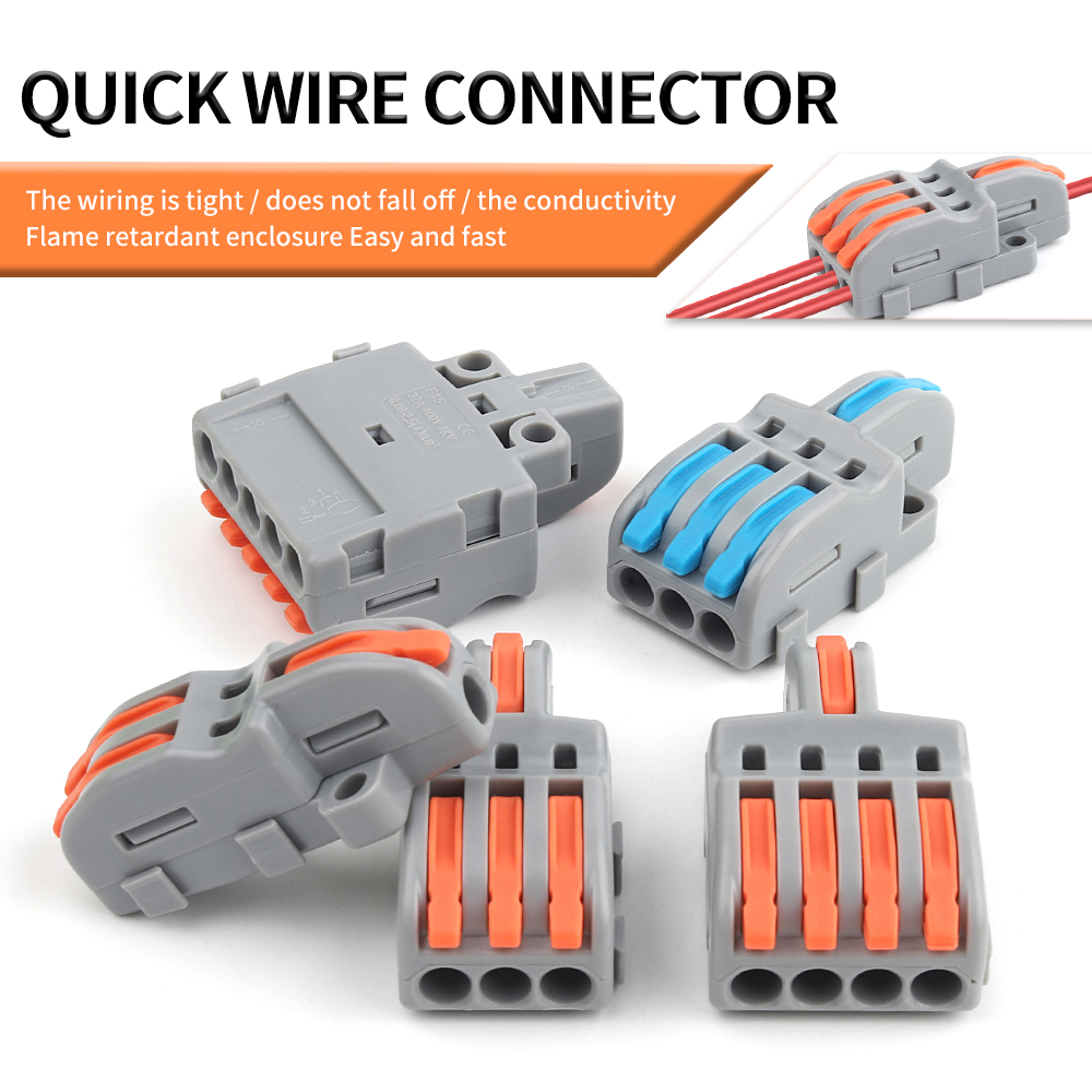10/100PCS Electrical Cable Con - Push Fit Connector avaliação e preço