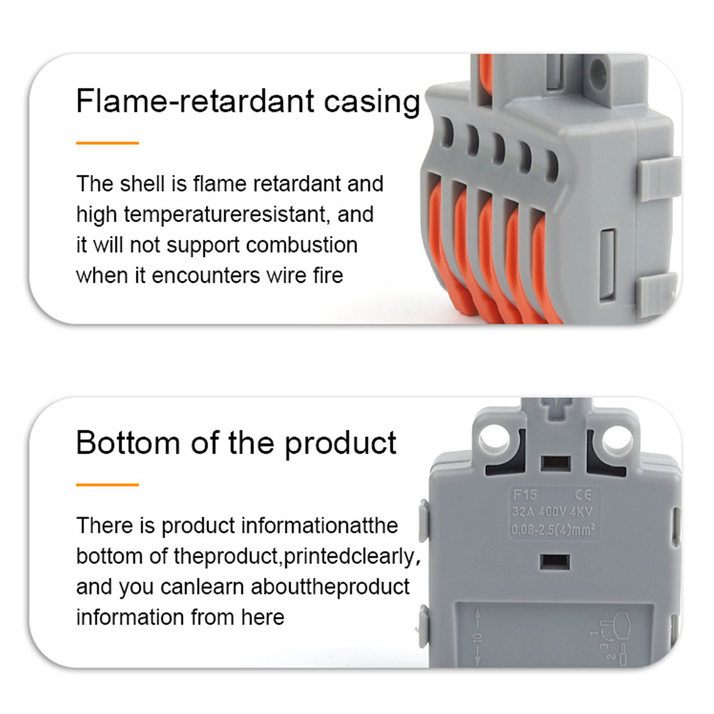 10/100PCS Electrical Cable Con - Push Fit Connector avaliação e preço