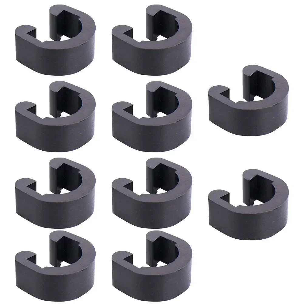 10pcs Bicycle C-Clips Buckle B - Plastic Pipe Clip avaliação e preço
