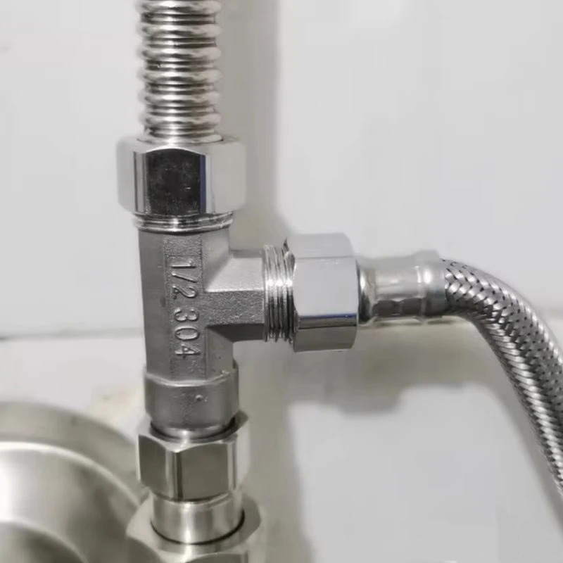 Stainless Steel T Adapter G1/  - Shower Valve Cartridge avaliação e preço