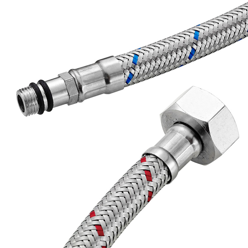 G1/2 G3/8 G9/16 50cm 1 pair St - Flexible Hose Braided avaliação e preço