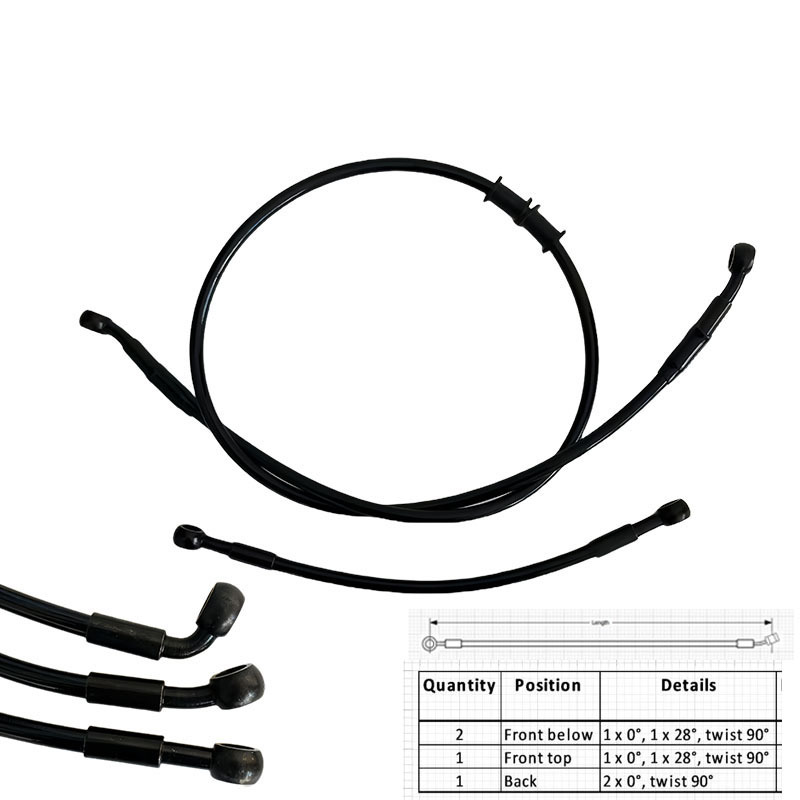AN3 Moto Hydraulic Stainless S - Ptfe Tape Thread avaliação e preço