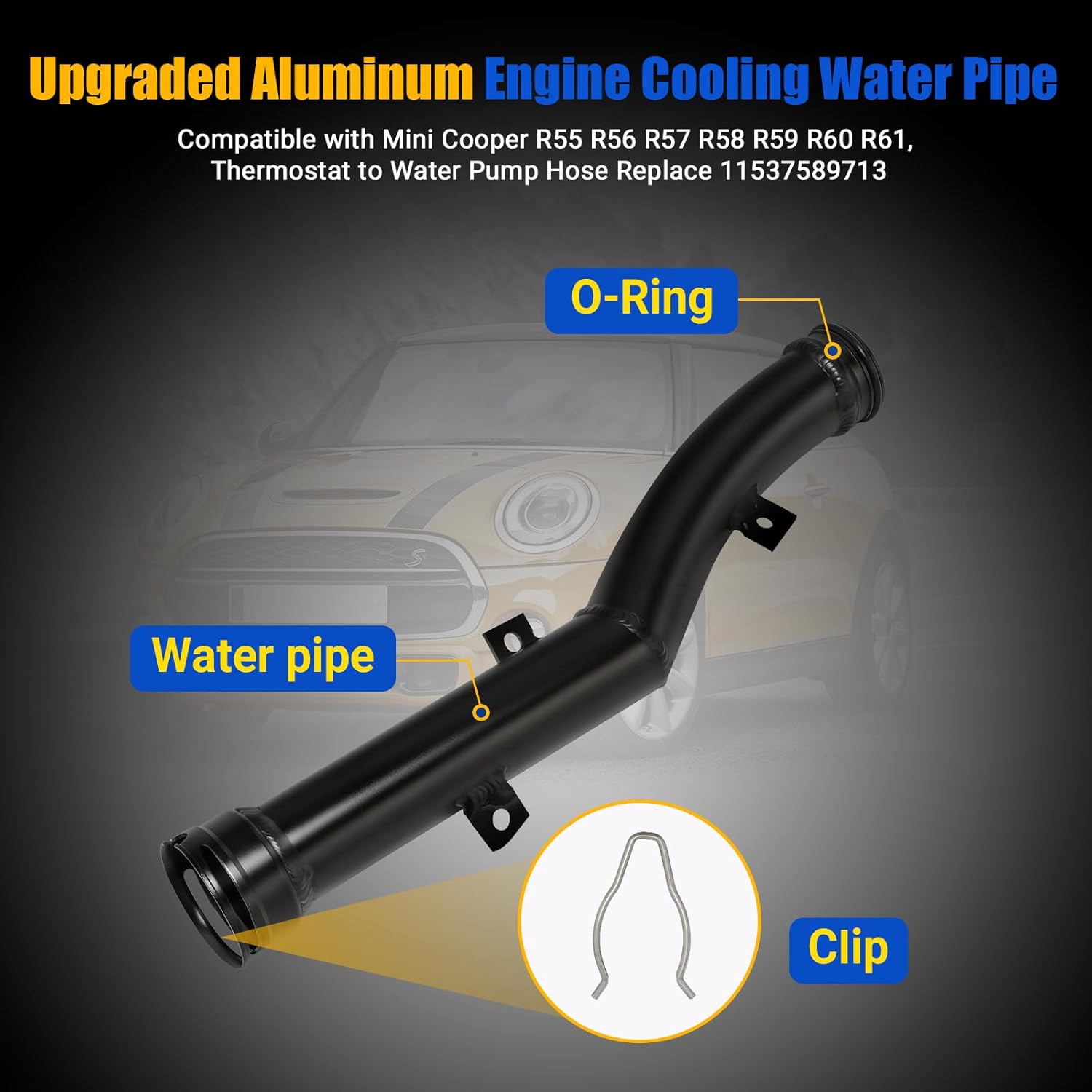 Car Engine Coolant Water Pump  - Plastic Pipe Clip avaliação e preço