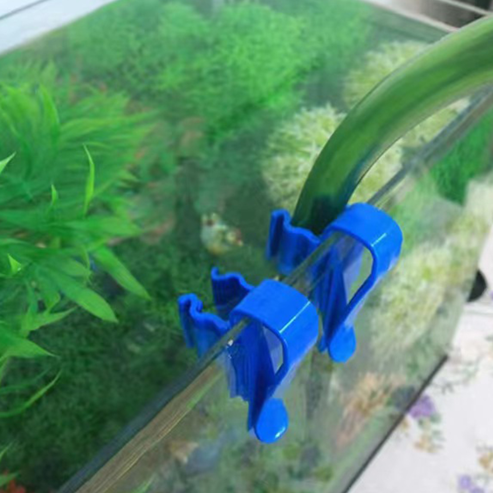 Aquarium Tube Holder Clip Fish - Plastic Pipe Clip avaliação e preço