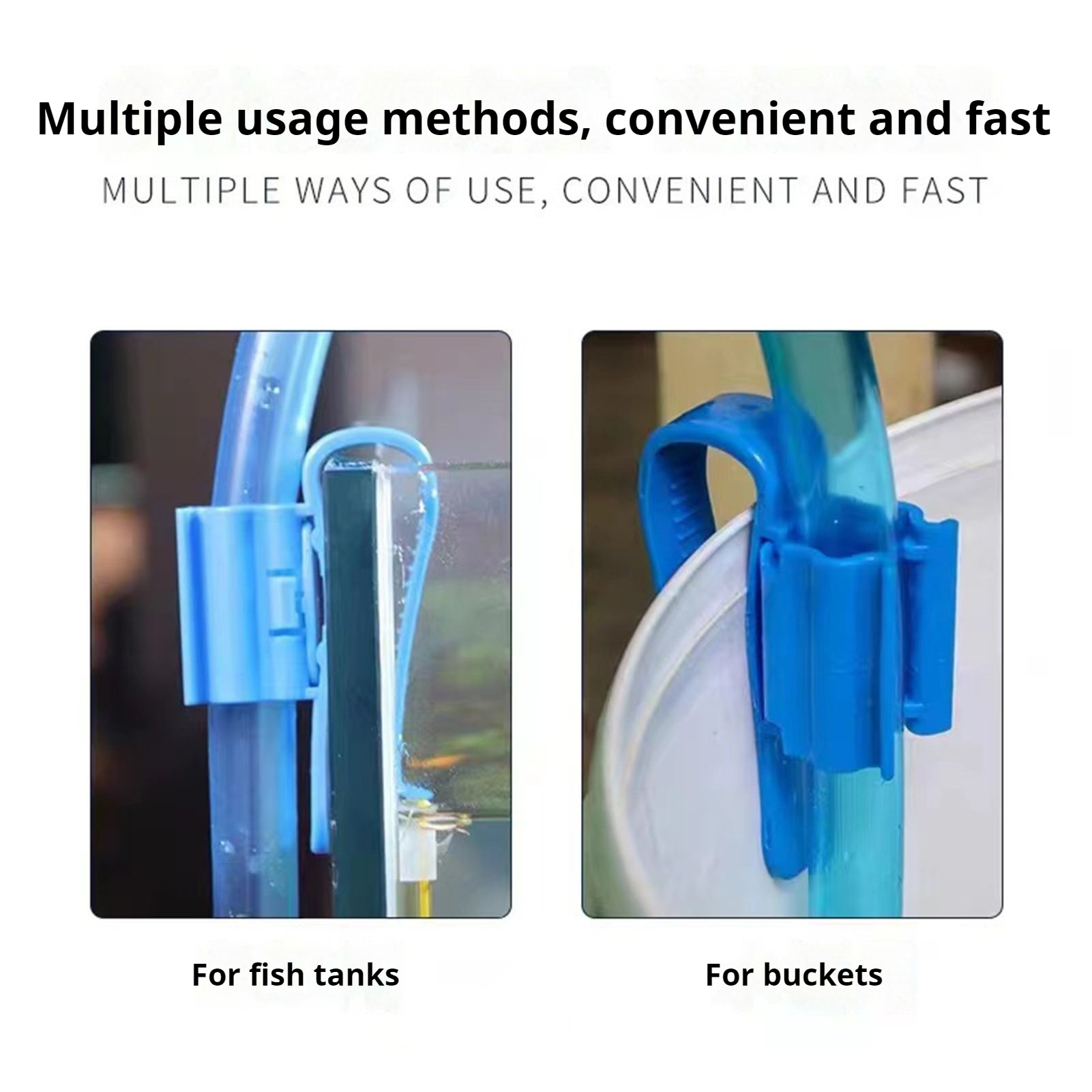 Aquarium Tube Holder Clip Fish - Plastic Pipe Clip avaliação e preço