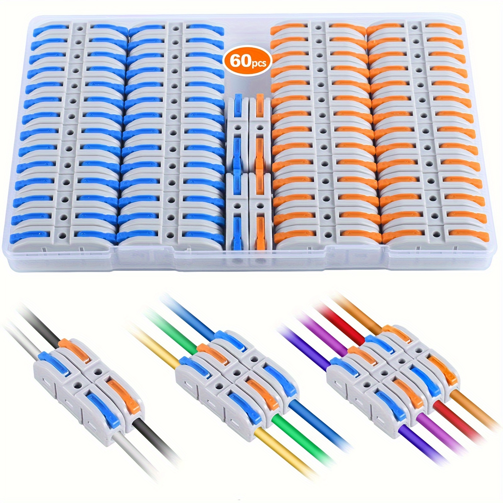 Lever Wire Connectors, 10pcs/6 - Push Fit Connector avaliação e preço
