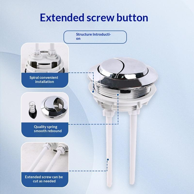 1Pc Universal Dual-flush Toile - Toilet Fill Valve avaliação e preço