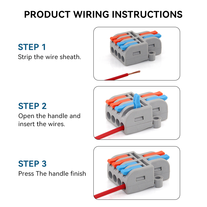 1/5/10 PCS Mini Fast Wiring Ca - Push Fit Connector avaliação e preço