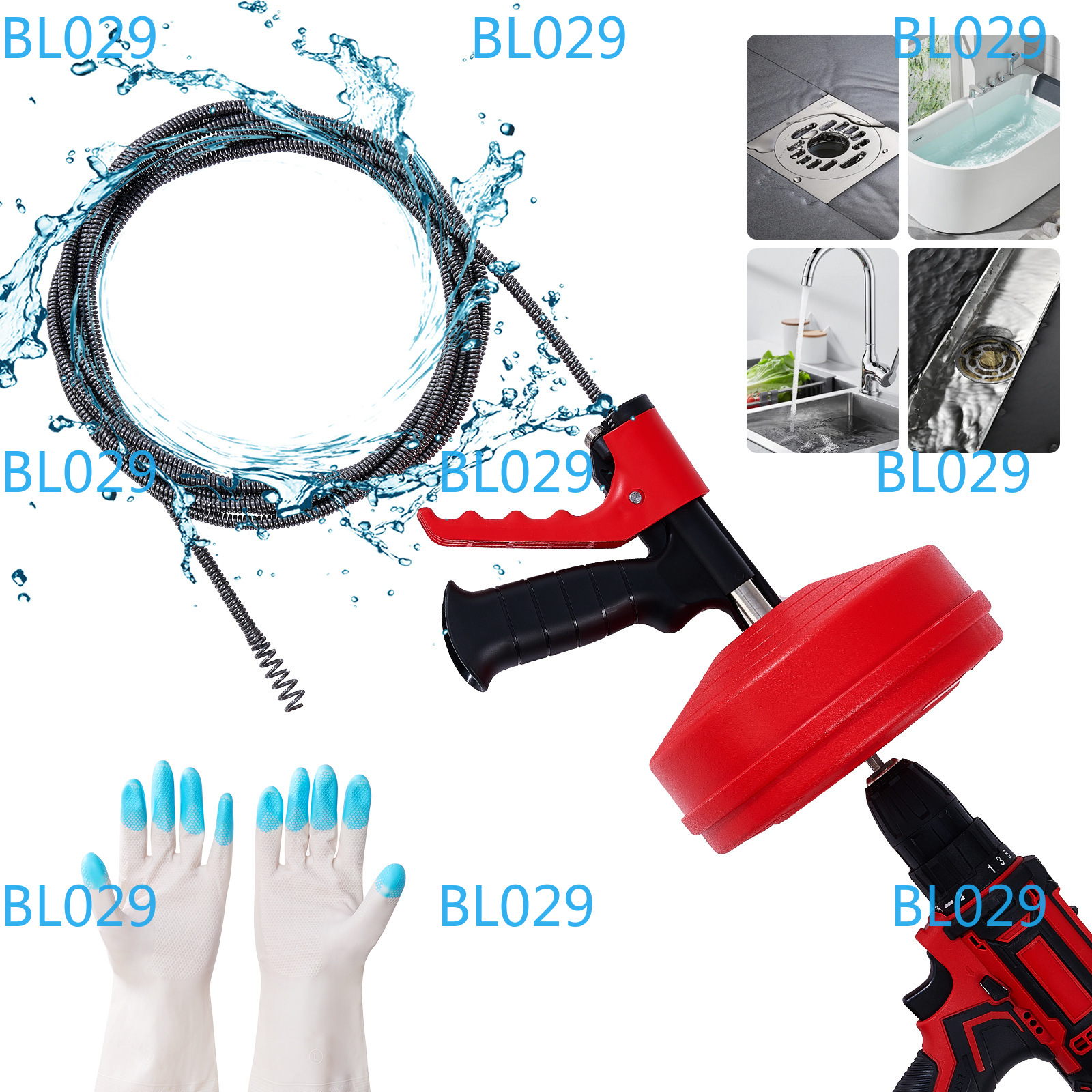 Professional Drain Snake Auger - Drain Snake Flexible avaliação e preço